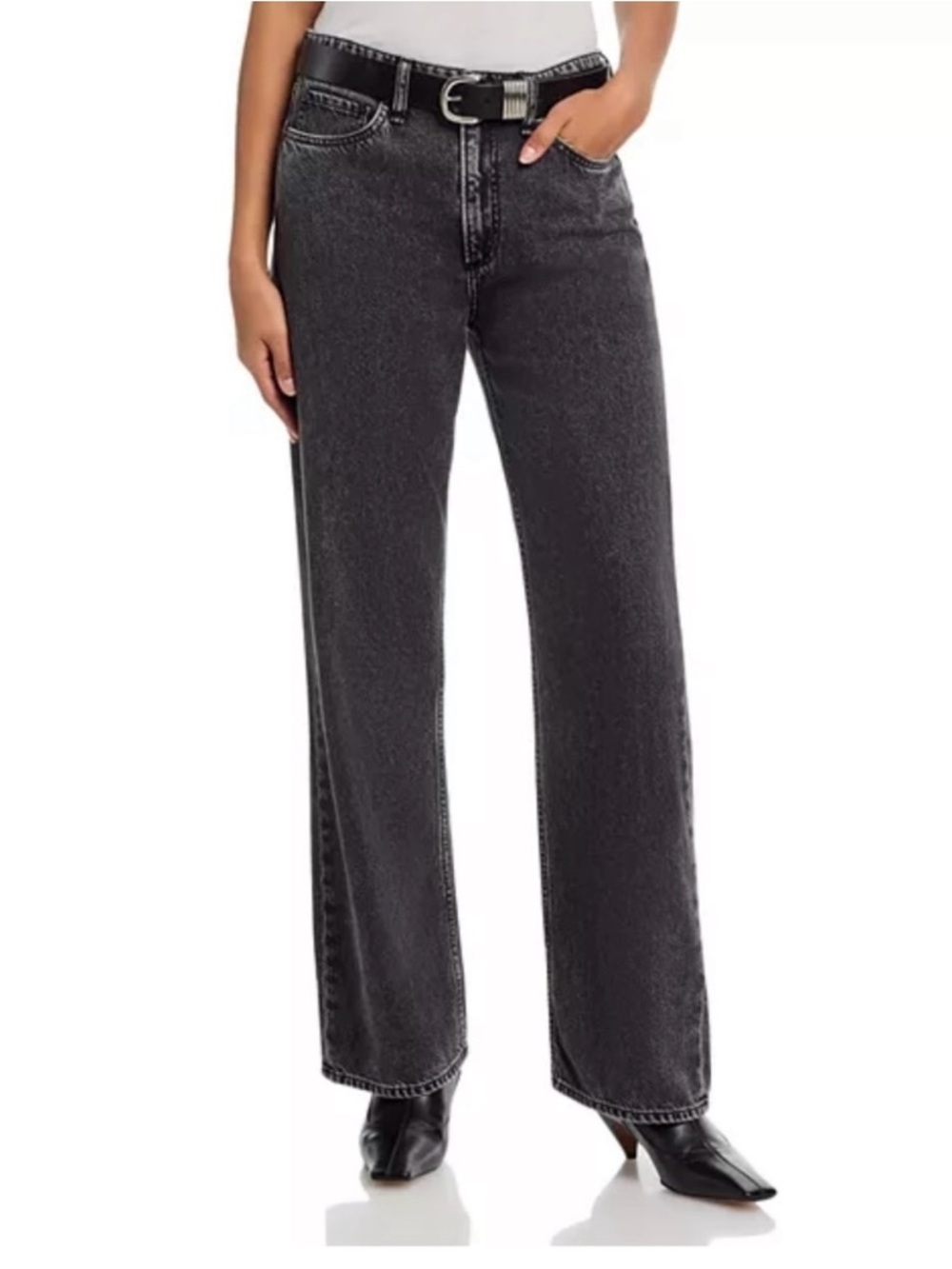Rag & Bone Featherweight Logan Wide Leg Jeans